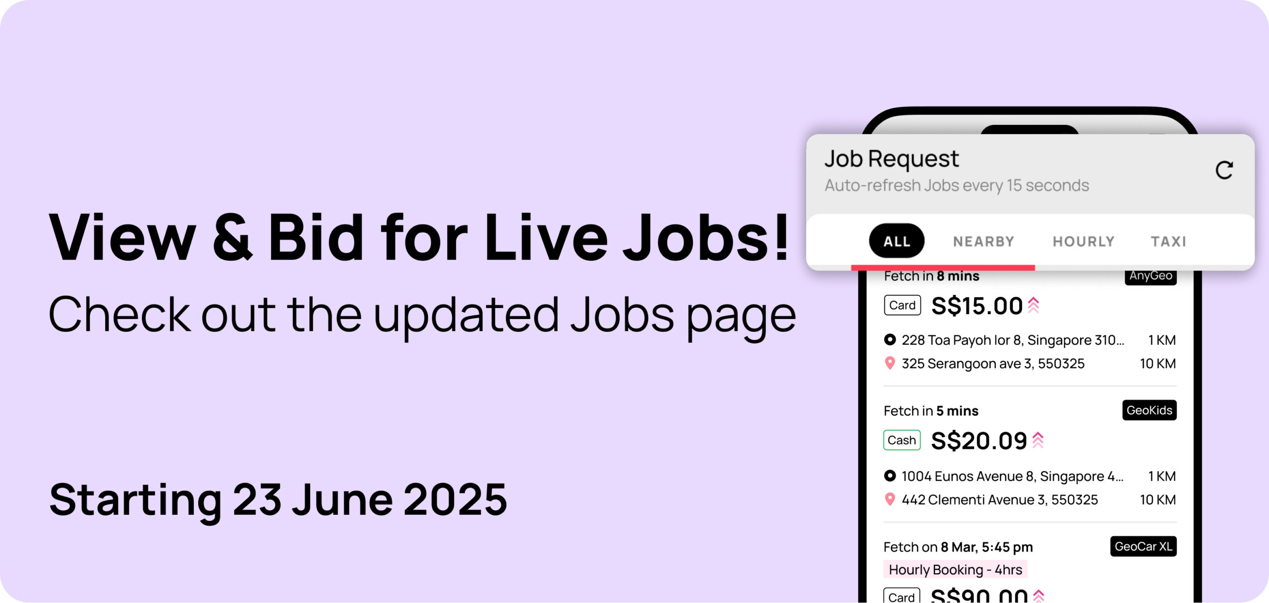 Introduce to New “Job Listing”