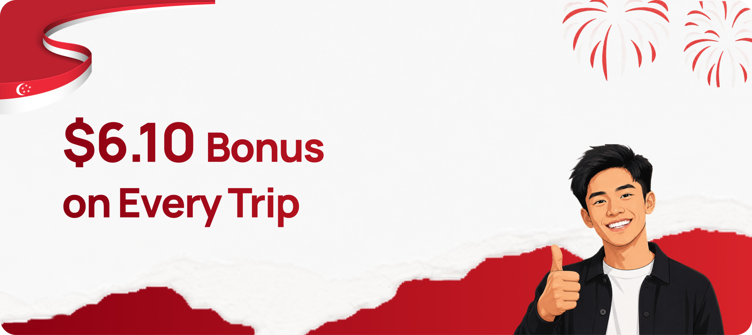 $6.10 Bonus on Every Trip 